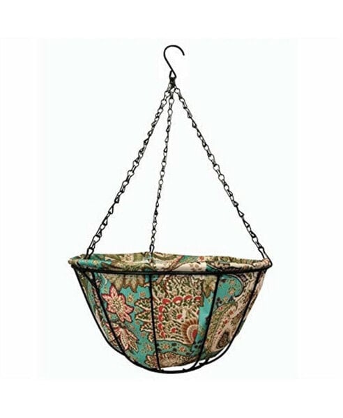 Hanging Basket with Fabric Coco Liner, 12 diameter