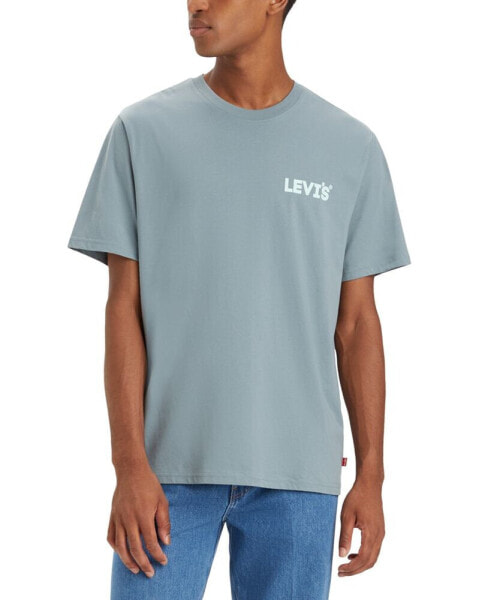 Men's Relaxed-Fit Short-Sleeve Crewneck Logo T-Shirt