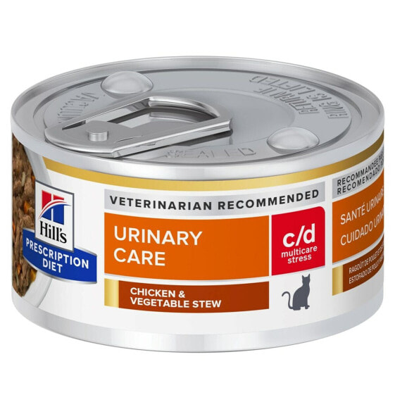 Корм для котов Hill's Feline c/d Urinary Stress Stews Курица Хряк 82 g