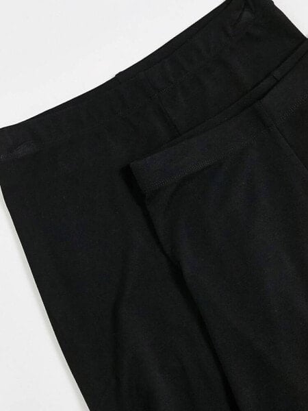 ASOS DESIGN 2-pack leggings in black