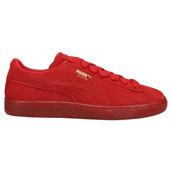 Puma Suede Classic Mono Lace Up Womens Size 5.5 M Sneakers Casual Shoes 381587-