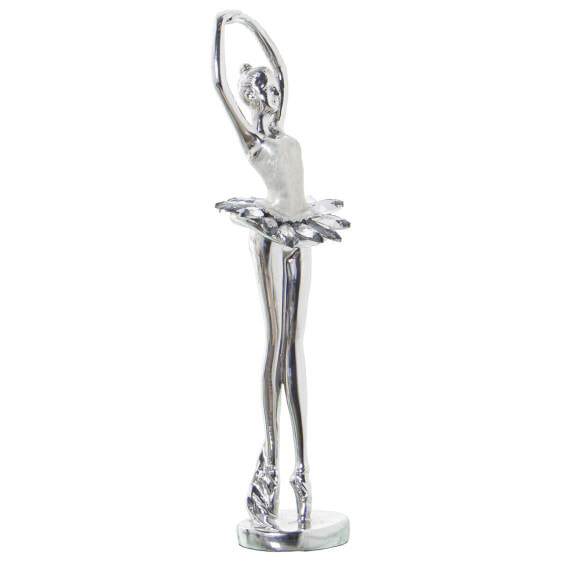 Decorative Figure Alexandra House Living Silver Acrylic Plastic Melamin Ballerina 8 x 7 x 30 cm