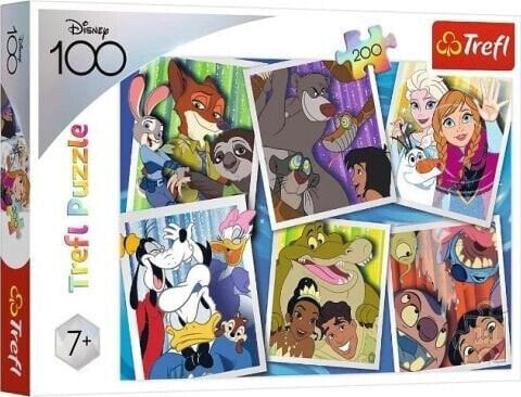 Trefl Puzzle 200el Bohaterowie Disney 13299 Trefl