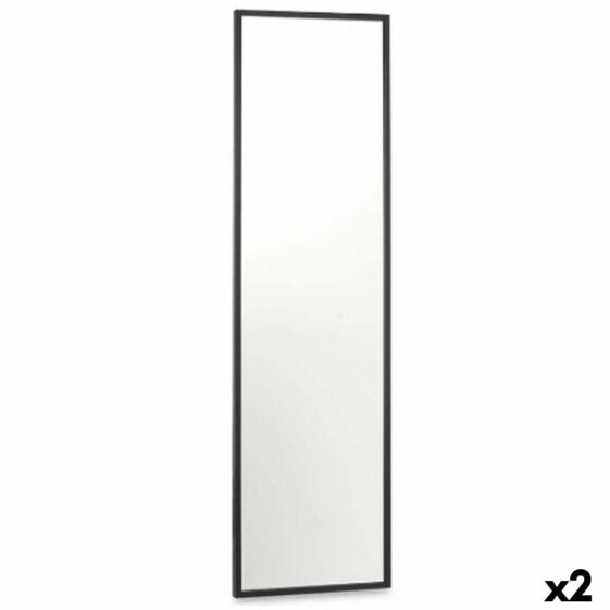 Настенное зеркало Чёрный Деревянный MDF 40 x 142,5 x 3 cm (2 штук)