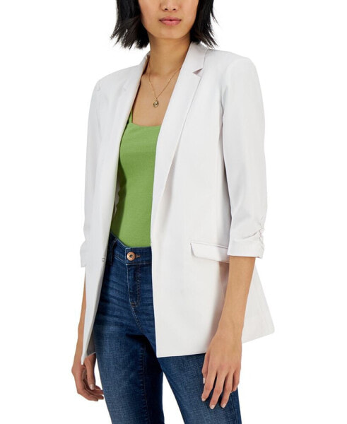 Petite Menswear Blazer, Created for Macy's