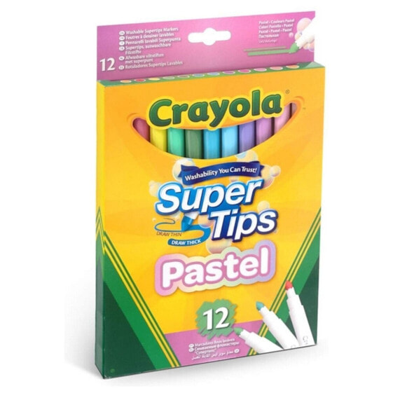 Набор маркеров Pastel Crayola Моющийся (12 uds)