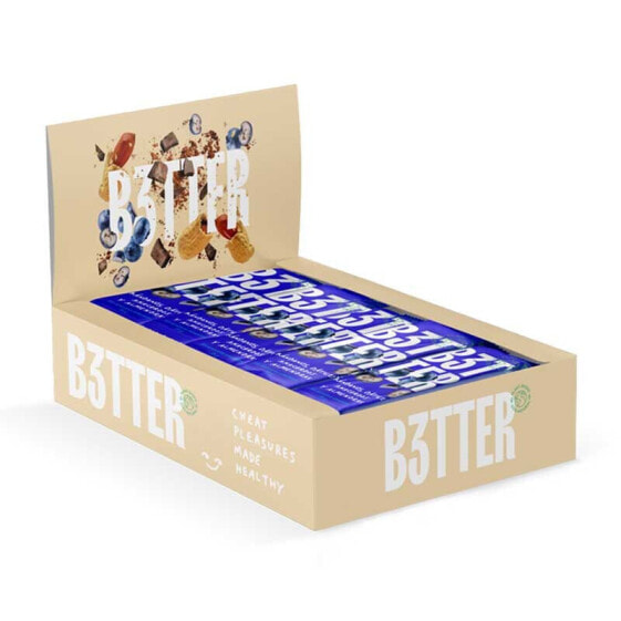 B3TTER FOODS 35gr Energy Bars Box Blueberries 15 Units