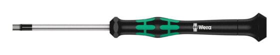 Wera 2054 Screwdriver for hexagon socket screws for electronic applications - 13 mm - 15.7 cm - 13 mm - Black/Green