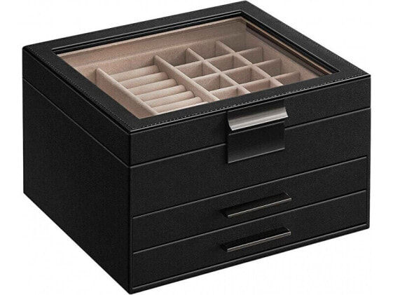 Black jewelry box for jewelry