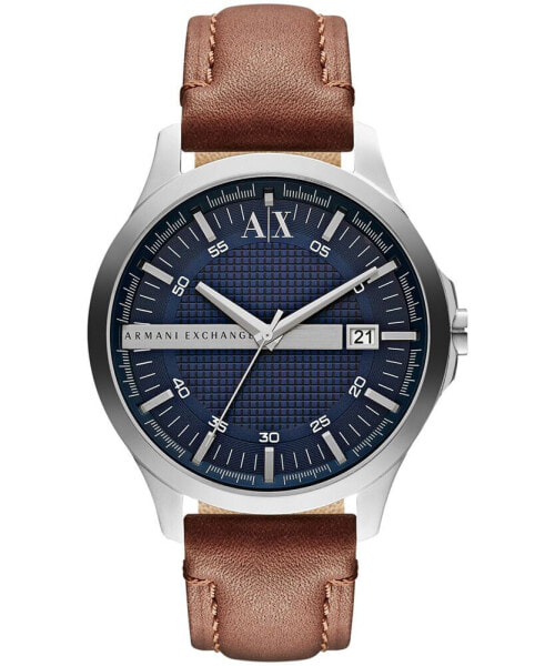 Часы ARMANI EXCHANGE Brown Leather 46mm AX2133