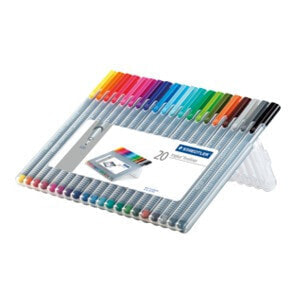 STAEDTLER triplus fineliner 334 - Multi - Grey - Polypropylene (PP) - 0.3 mm - 20 pc(s)