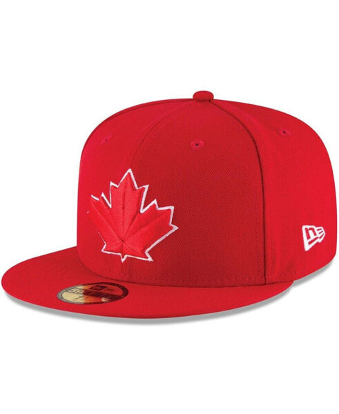 Головной убор New Era Toronto Blue Jays 2017 Authentic Collection On-Field 59FIFTY Scarlet для мужчин