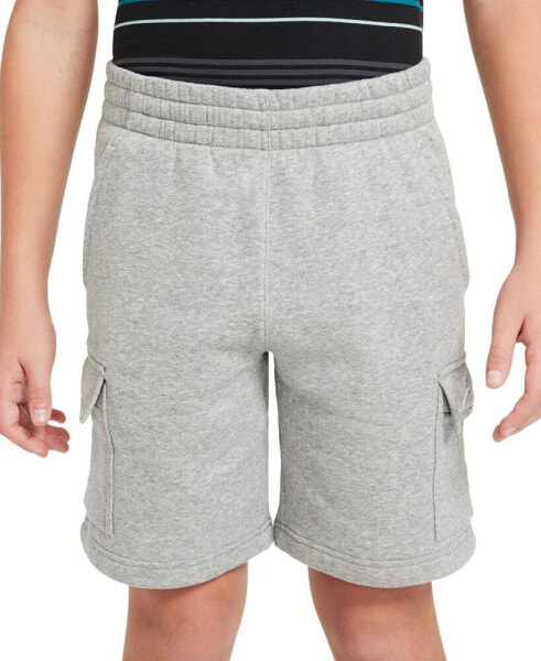 Big Kids Sportswear Club Fleece Cargo Shorts