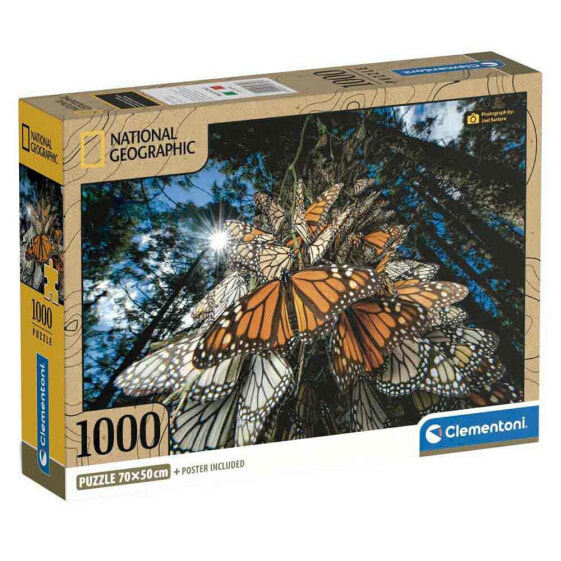 CLEMENTONI Monarch butter national geographic 1000 pieces Puzzle