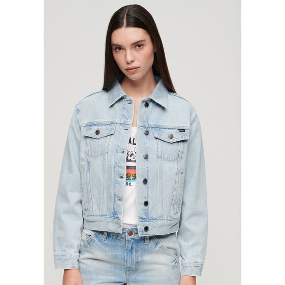 SUPERDRY Embroidered Trucker denim jacket