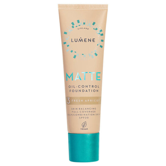 Lumene Matte Oil-Control Foundation SPF20 Матирующий тональный крем