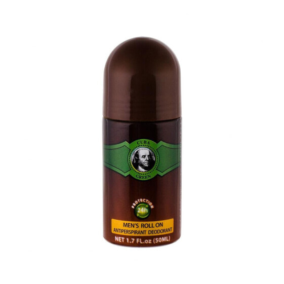 Cuba Green 50 ml antiperspirant Roll-on für Herren