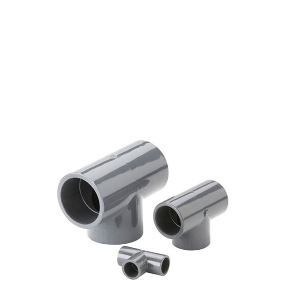 FIAP 2452 - Polyvinyl chloride (PVC) - Soil pipe tee - Grey - 90° - 5 cm - 120 mm