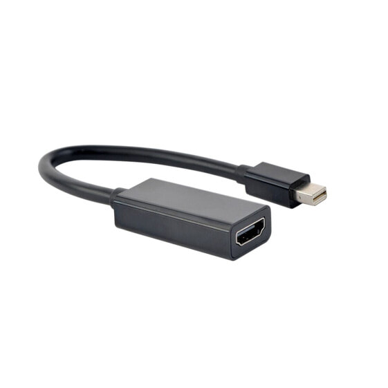 Mini Display Port to HDMI Adapter GEMBIRD A-MDPM-HDMIF4K-01 Black 15 cm