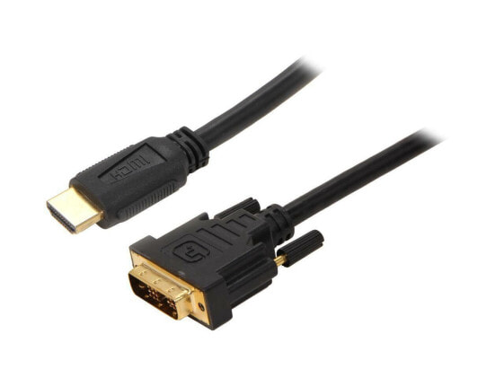 Kaybles 6ft HDMIDVI-6BK 6 ft. HDMI to DVI Cable with Gold Plated Connector M-M 6