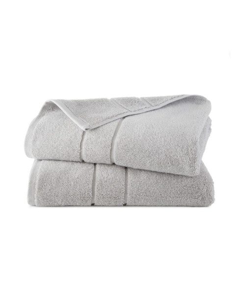 x Martex Low Lint 2 Pack Supima Cotton Hand Towels