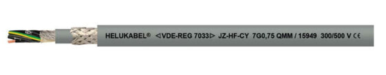 Helukabel 15963 Schleppkettenleitung JZ-HF-CY 4 G 1.00 mm² Grau 100 m