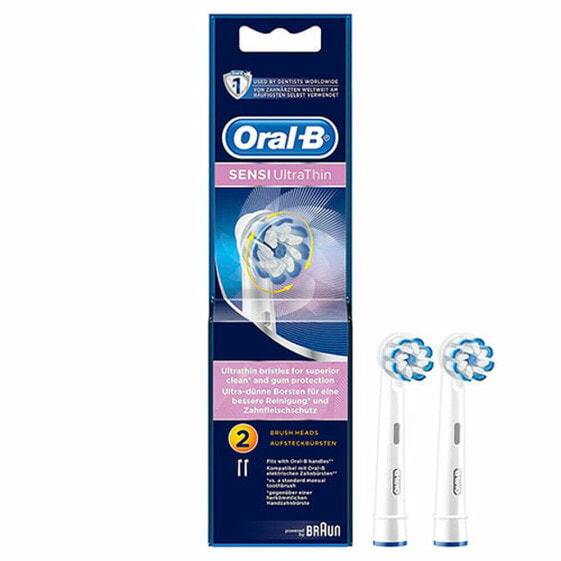 Сменные щетки для электрической зубной щетки Sensi Ultrathin Clean Oral-B (2 pcs)