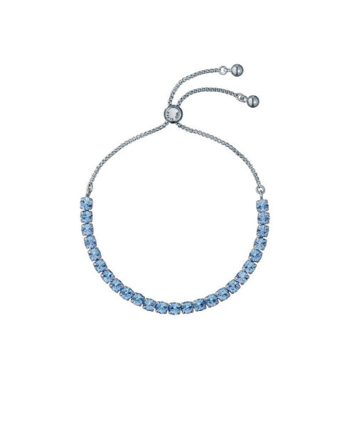 MELRAH: Crystal Adjustable Tennis Bracelet