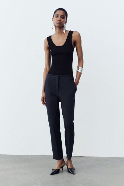 Jogger-waist trousers