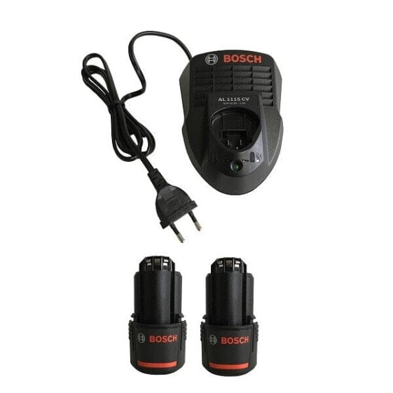 Bosch Akku Starter-Set: 2 x GBA 10,8Volt/GBA 12V, 2,5 Ah O-B, AL 1130 CV/GAL 12 B-Ware