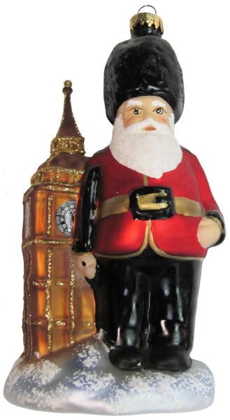 Товары для праздников Krebs Glas Lauscha Многоцветный 15см Английский Бифитер Санта из стекла