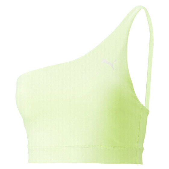 Puma Oa X MidImpact Sports Bra Womens Yellow Casual 52346038