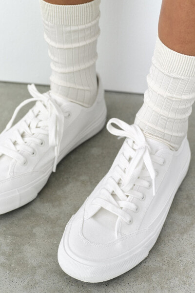 Fabric trainers
