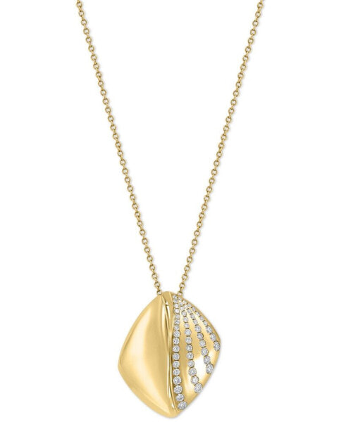 EFFY® Diamond Abstract 18" Pendant Necklace (1/2 ct. t.w.) in 14k Gold