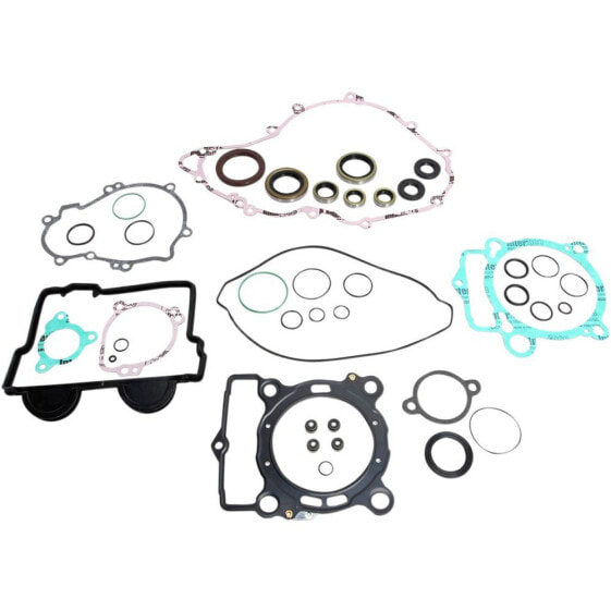 MOOSE HARD-PARTS 811364 ATV Complete Gasket Set With Oil Seals Husqvarna FC 250 14-15