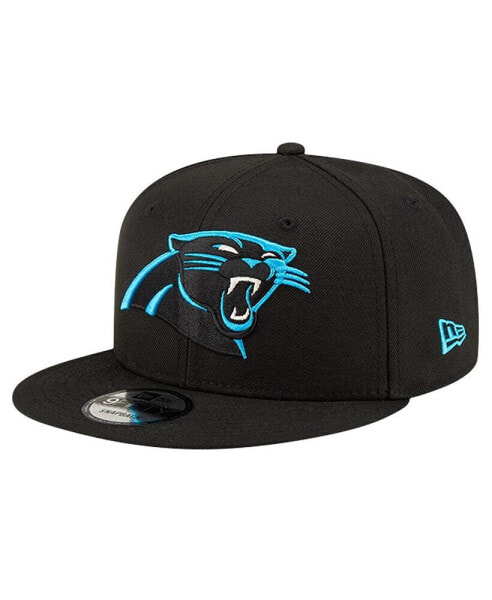 Бейсболка-снепбэк New Era мужская черная Carolina Panthers Basic 9FIFTY