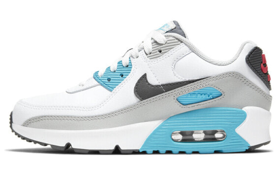 Кроссовки Nike Air Max 90 LTR (GS) Бело-красно-синие