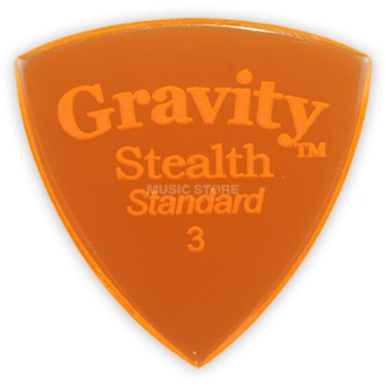 Gravity Guitar Picks GSSS3P Stealth Standard 3,0 mm