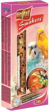 Корм для птиц Vitapol Smakers фруктовый для волнистых попугаев 90г