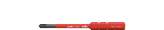 Бита Wiha SoftFinish electric slimBit Xeno SL/PH 1 x 75 мм 34587