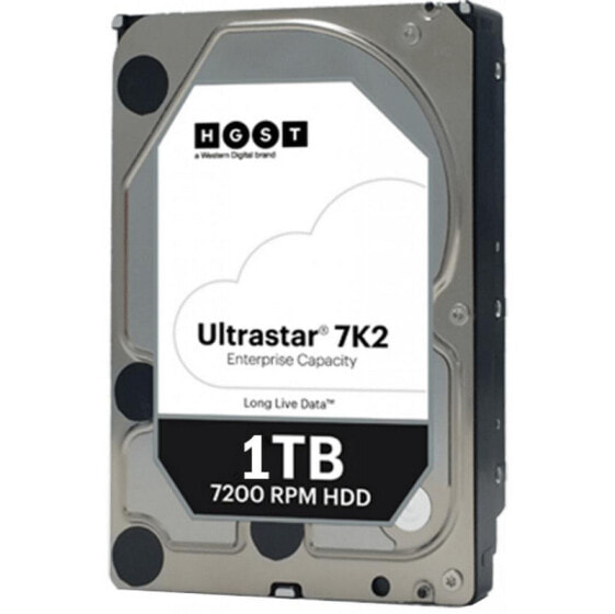 WD Ultrastar 7K2 HUS722T1TALA604 3.5" SATA 1,000 GB - Hdd - 7,200 rpm 7.7 ms - Internal - Жесткий диск Western Digital 7K2 HUS722T1TALA604 1 ТБ SATA 3.5" - 7,200 об/мин 7.7 мс - Внутренний