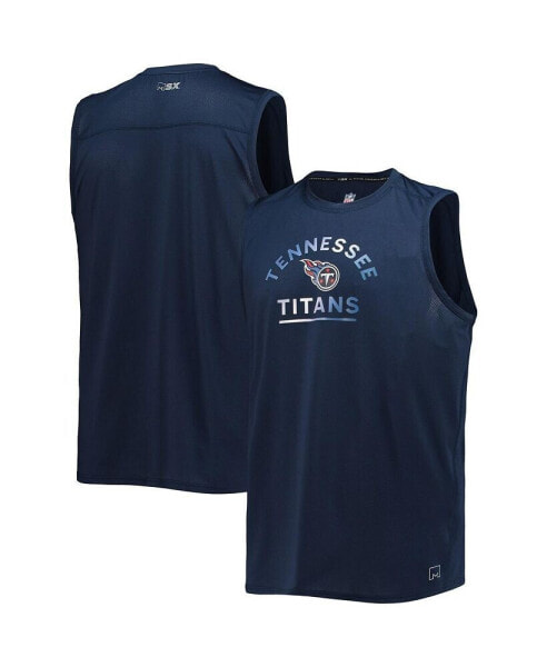 Men's Navy Tennessee Titans Rebound Tank Top