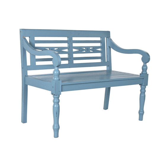 Bench Home ESPRIT Blue 113 x 60 x 86 cm