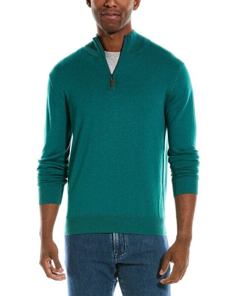 Quincy Wool 1/4-Zip Mock Sweater Men's
