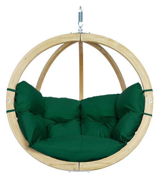 Amazonas AZ-2030814 - Hanging egg chair - With stand - Indoor/outdoor - Green - Polyester - 120 kg