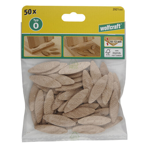 Wolfcraft 2923000 - Biscuit - Beech - 23 mm - 4 mm - 6.1 cm