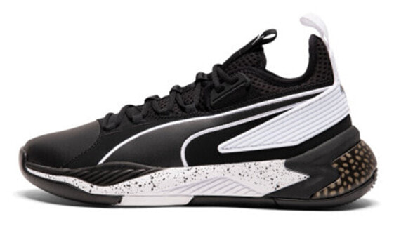 PUMA Uproar Hybrid Court Core 防滑透气 低帮 复古篮球鞋 男款 黑白 / Кроссовки PUMA Uproar Hybrid Court Core 192775-01