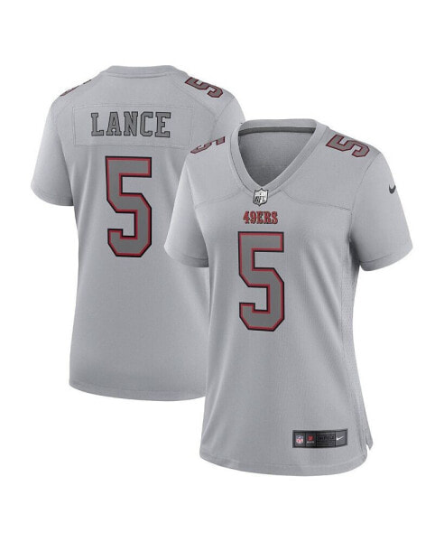 Women's Trey Lance Gray San Francisco 49ers Atmosphere Fashion Game Jersey