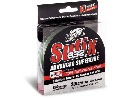 Sufix 832 Braid Fishing Line | Camo | 10 lb | 300 yd