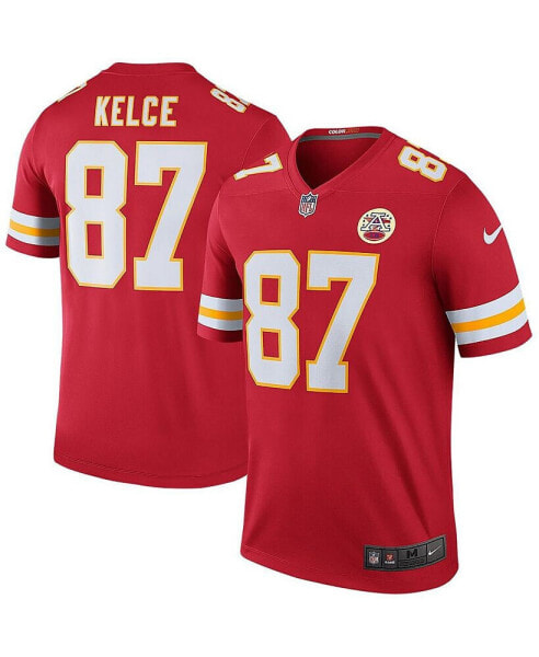 Men's Travis Kelce Red Kansas City Chiefs Legend Jersey